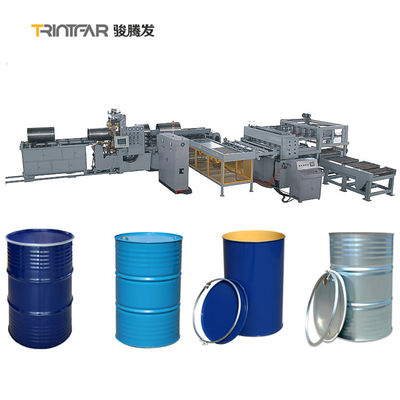 Pengelasan Barel Baja Lini Produksi Resistensi Seam Welder