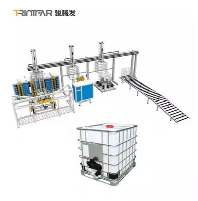 1000 Liter Ibc Tank Tubular Cage Wire Welding Machine Tukang Las Stainless Steel
