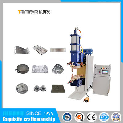 Mesin Las Proyeksi Debit Kapasitor 1200N Ke 18000N AC Pneumatic Spot Welder