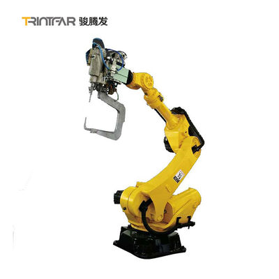 Rak Tangki Pipa Lengan Robot Pengelasan Laser Otomatis Mesin Las Robotik 6 Axis