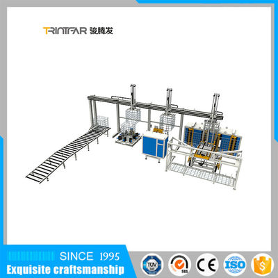 IBC Container Tank Tote Frame Mesin Las Otomatis Sistem Pengelasan Otomatis Industri Elektronik