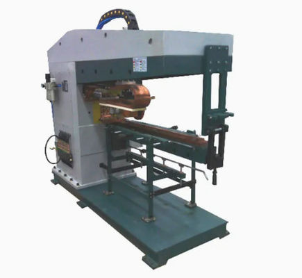 Tangki penyimpanan longitudinal otomatis dan mesin las roll berbentuk cincin silinder, mesin las roll lengan panjang.