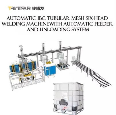 1000 Liter Ibc Tank Tubular Cage Wire Welding Machine Tukang Las Stainless Steel