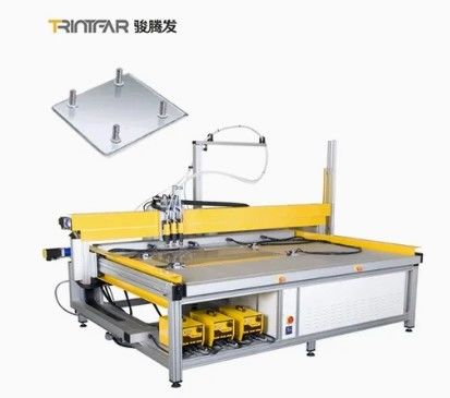 2200 mm, paduan aluminium, stainless steel, tembaga, pengolahan CNC, pengelasan rongga, conveyor stud, mesin pengelasan stud otomatis berkecepatan tinggi