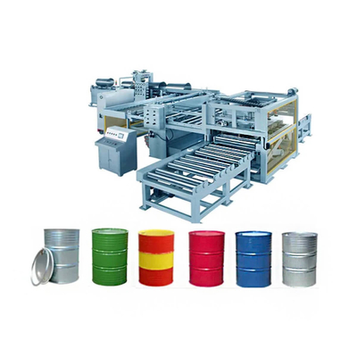 210L Steel Drum Otomatis Pengelasan Produksi Line