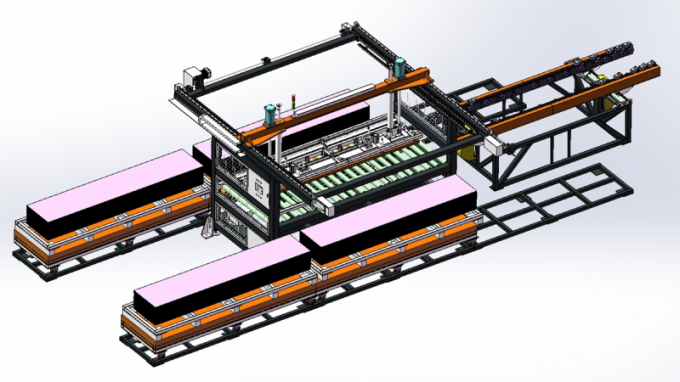 Jalur Produksi Radiator Panel Baja Trintfar Ketebalan sirip yang dapat disesuaikan 1