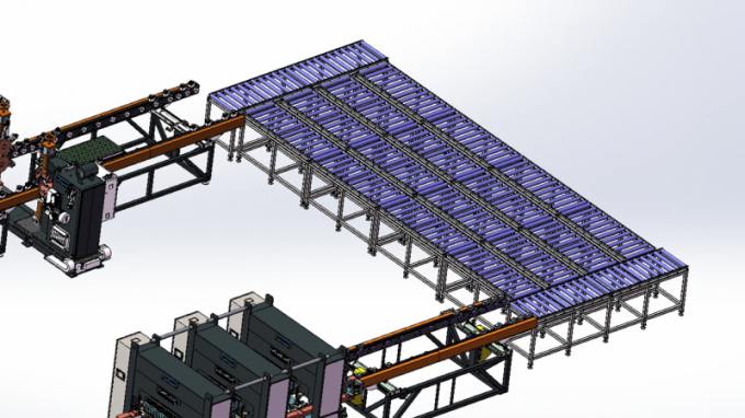 Jalur Produksi Radiator Panel Baja Trintfar Ketebalan sirip yang dapat disesuaikan 8