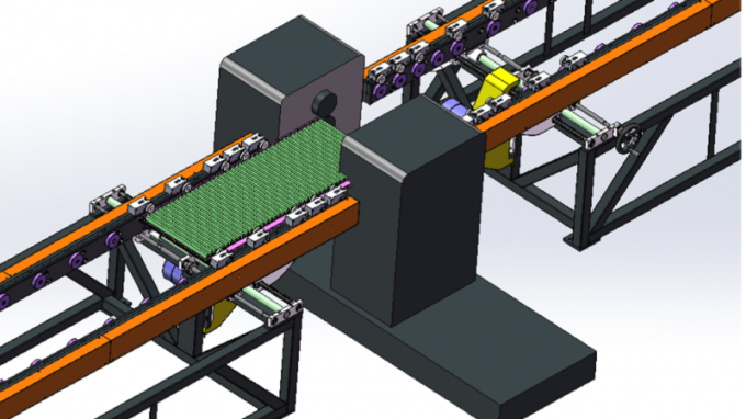 Jalur Produksi Radiator Panel Baja Trintfar Ketebalan sirip yang dapat disesuaikan 11