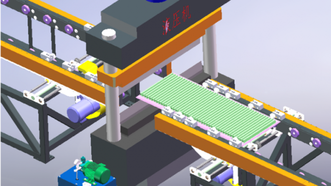 Jalur Produksi Radiator Panel Baja Trintfar Ketebalan sirip yang dapat disesuaikan 12