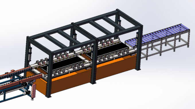 Jalur Produksi Radiator Panel Baja Trintfar Ketebalan sirip yang dapat disesuaikan 16