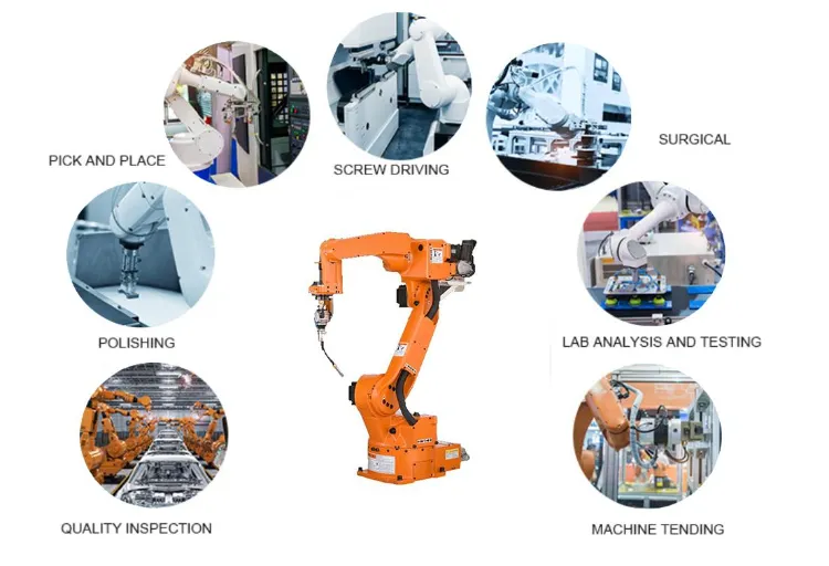 Industri Palletizing menumpuk Bawa Bag Grab Box Paket Robot Penanganan Robot lengan 2