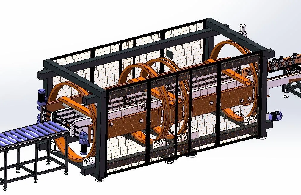 Lini produksi otomatis untuk sirip heat sink transformator 4