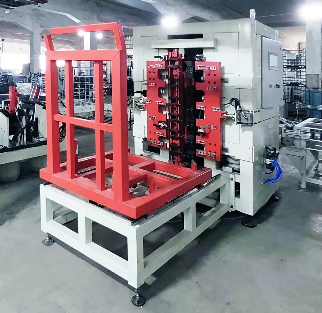 1000 Liter Ibc Tank Tubular Cage Wire Welding Machine Tukang Las Stainless Steel 2