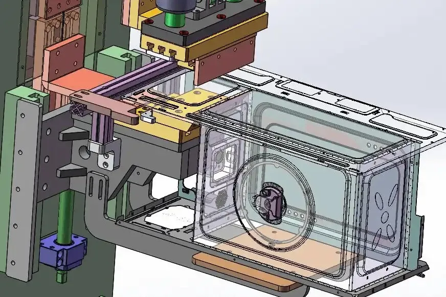 Lini Produksi Oven Mesin Las Rak Panggangan Rak 13
